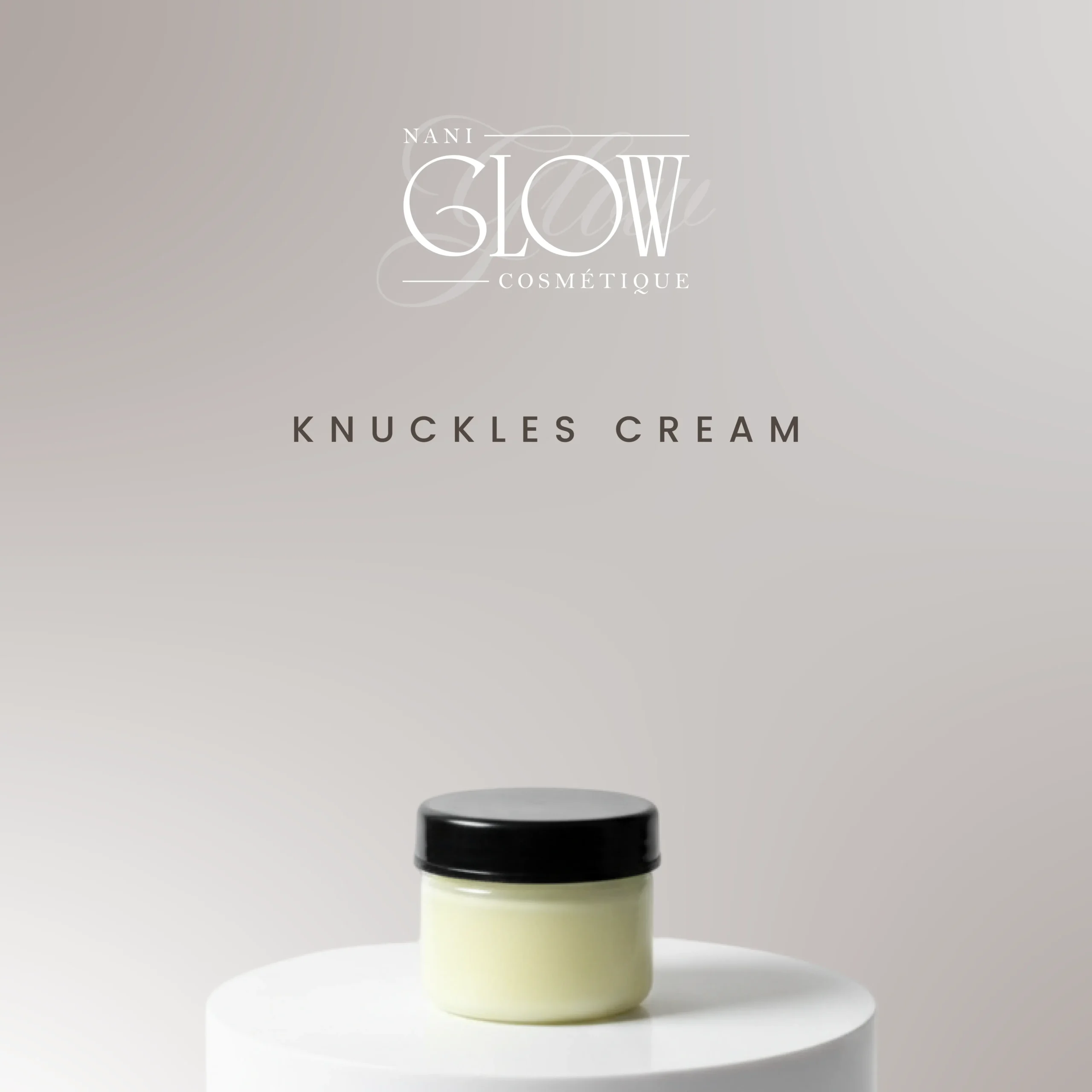 Knuckles cream phalanges des mains