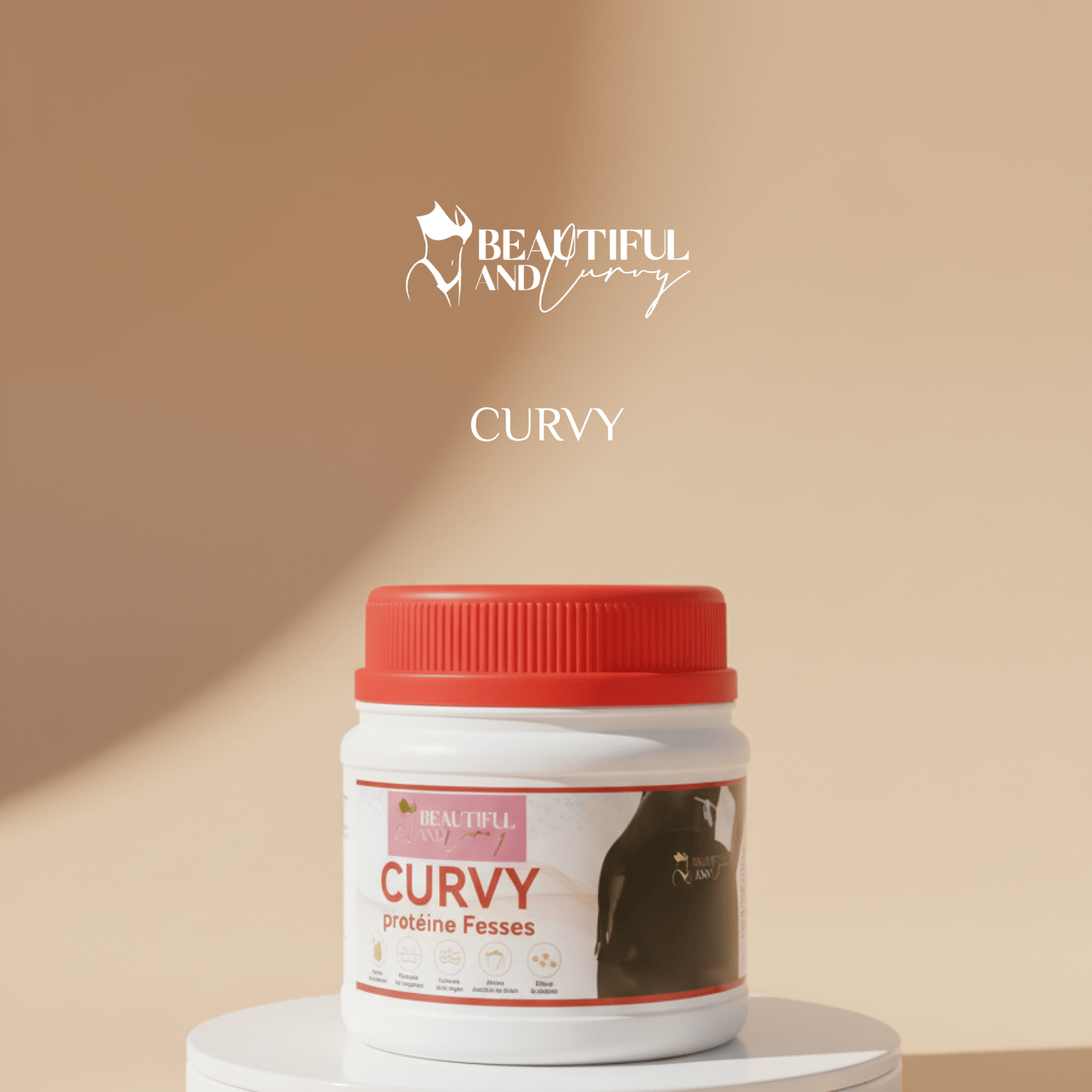 Curvy protéine fesses